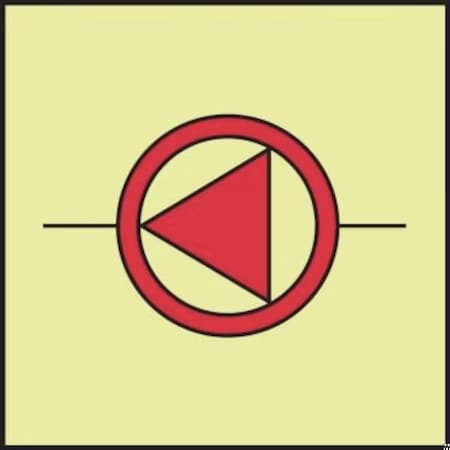 Accuform IMO  FIRE CONTROL EQUIPMENT 6 X MLMR802GX MLMR802GX